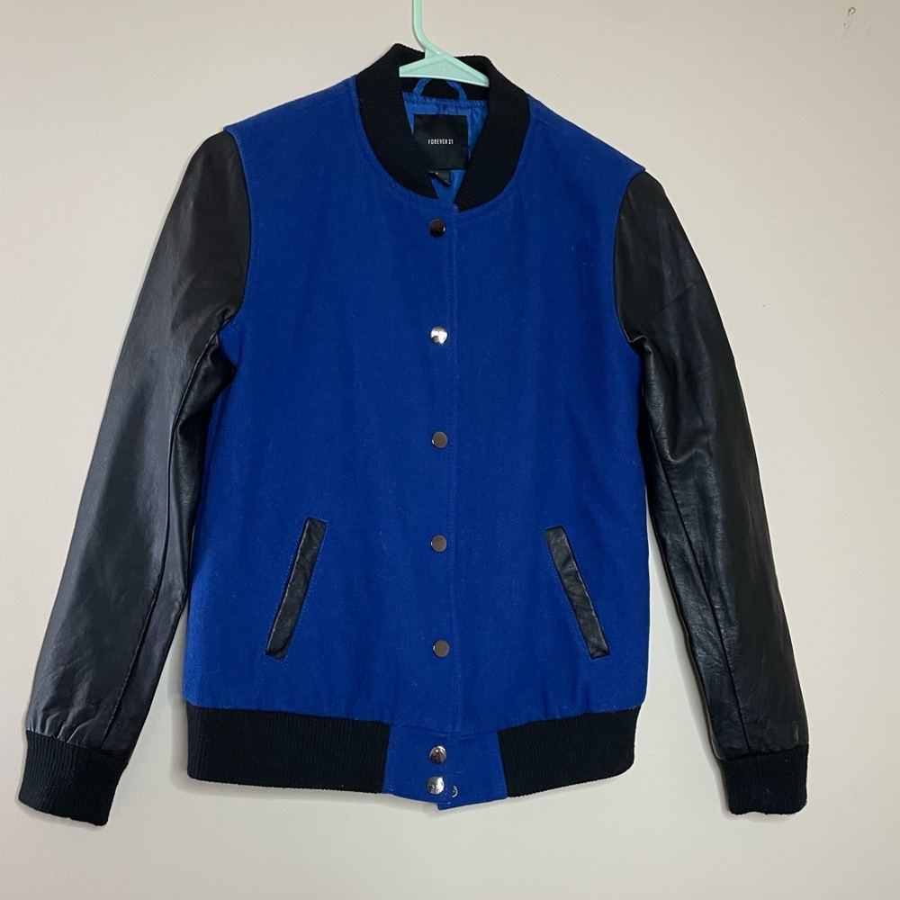 PRETTY LITTLE LIARS FOREVER 21 BLUE VARSITY